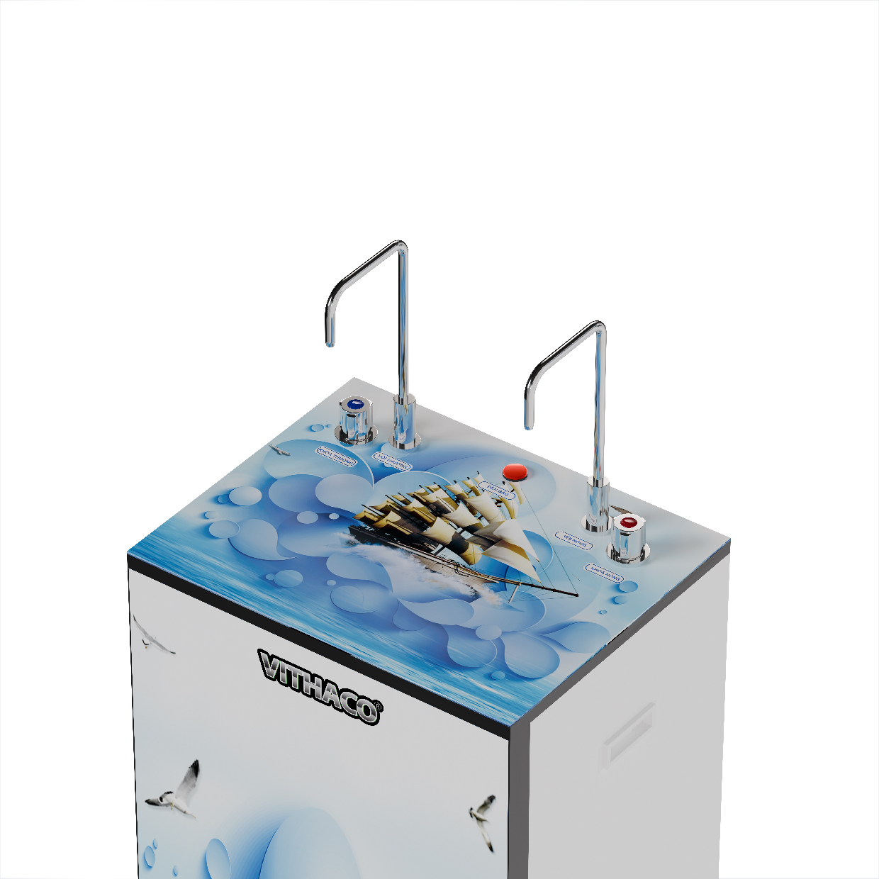 Máy lọc nước VITHACO RO 2 chế độ nóng nguội - Ảnh 5