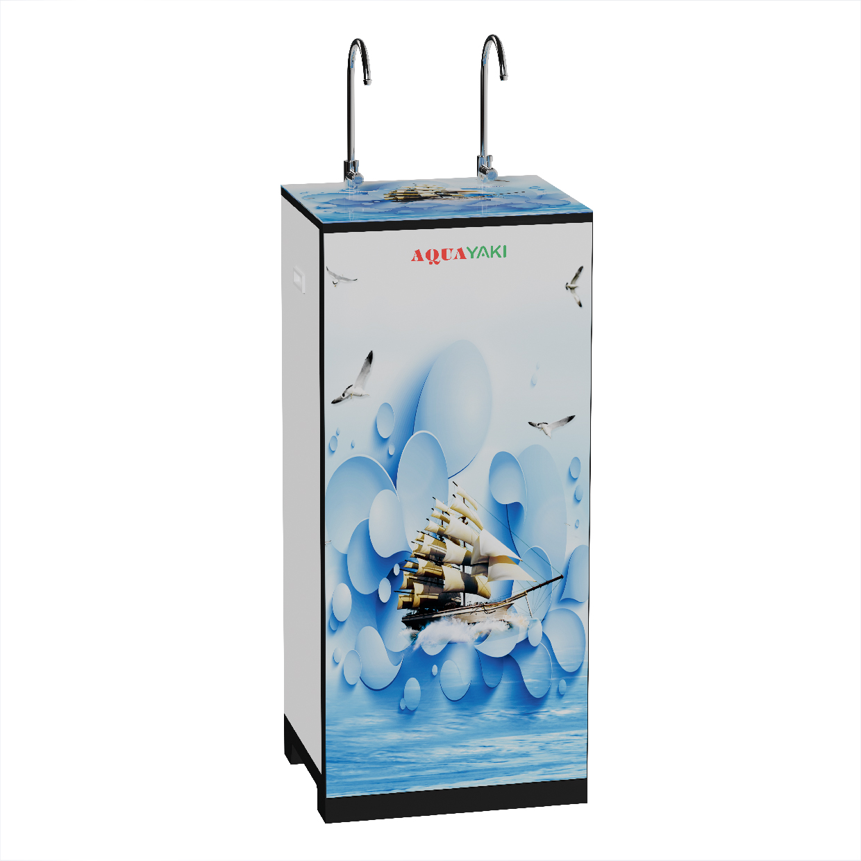 Máy Lọc Nước RO tinh khiết AQUAYAKI 2 Vòi tủ 2.0 10 cấp lọc (Màng RO) - Ảnh 3