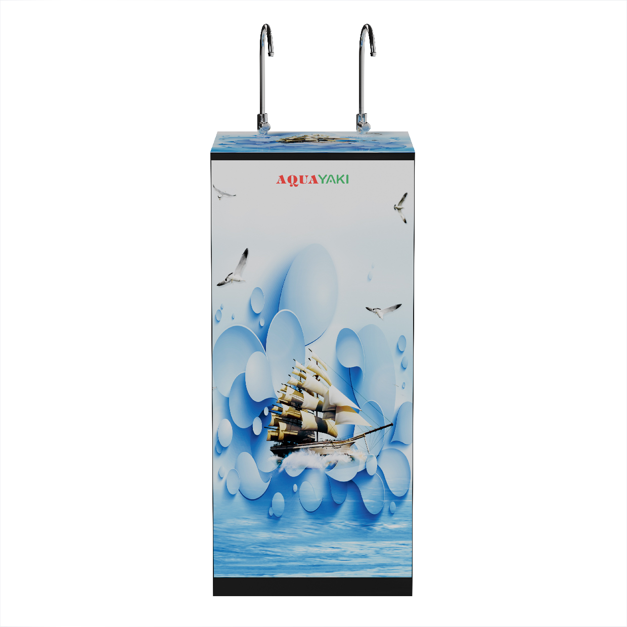 Máy Lọc Nước RO tinh khiết AQUAYAKI 2 Vòi tủ 2.0 10 cấp lọc (Màng RO) - Ảnh 4